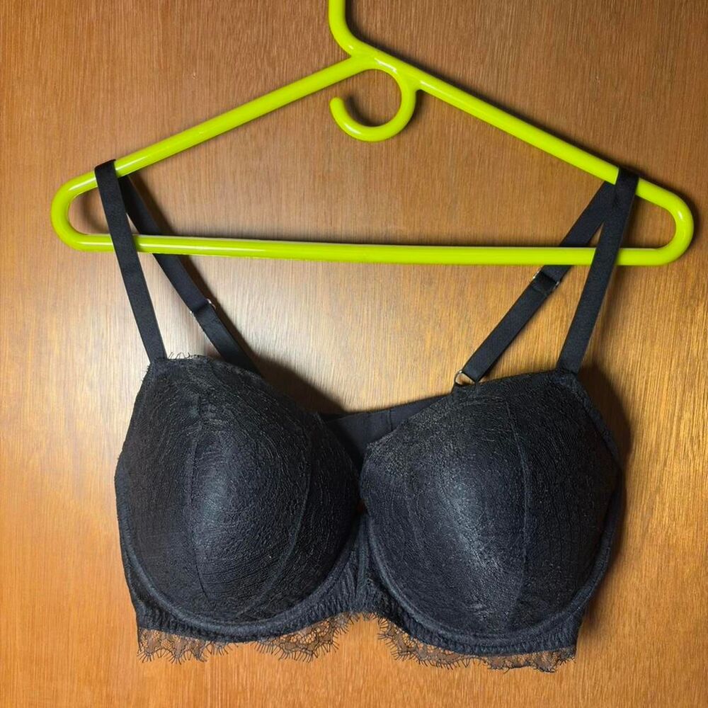 Victoria’s Secret Dream Angels Lined Demi Bra in Black size 38DD